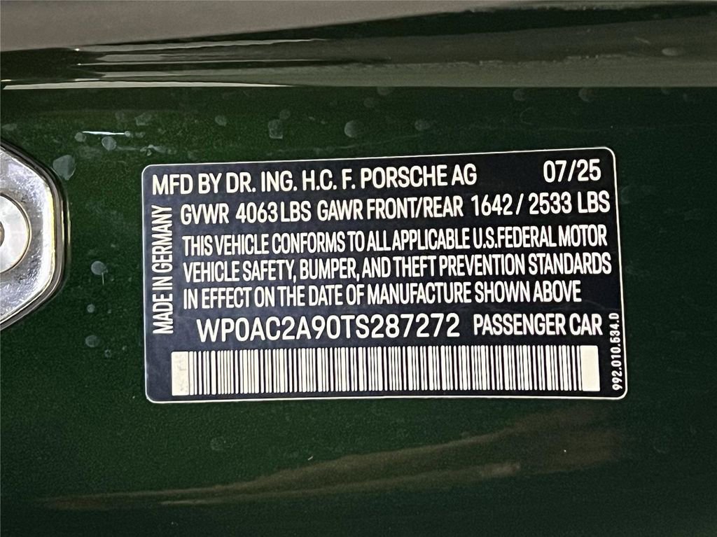 Certified 2026 Porsche 911 GT3 w/ Chrono Package RWD image 25