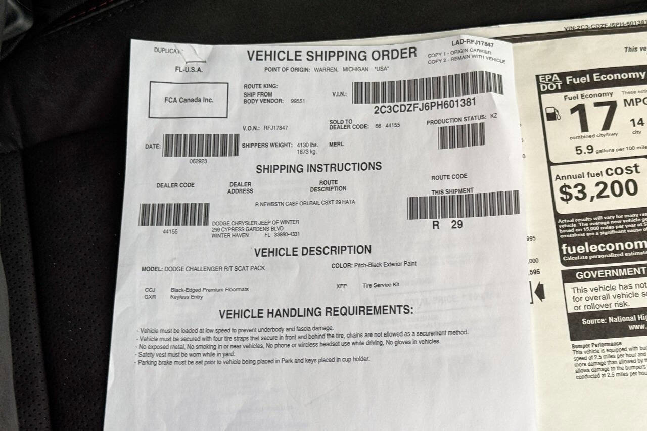 Used 2023 Dodge Challenger R/T Scat Pack image 53