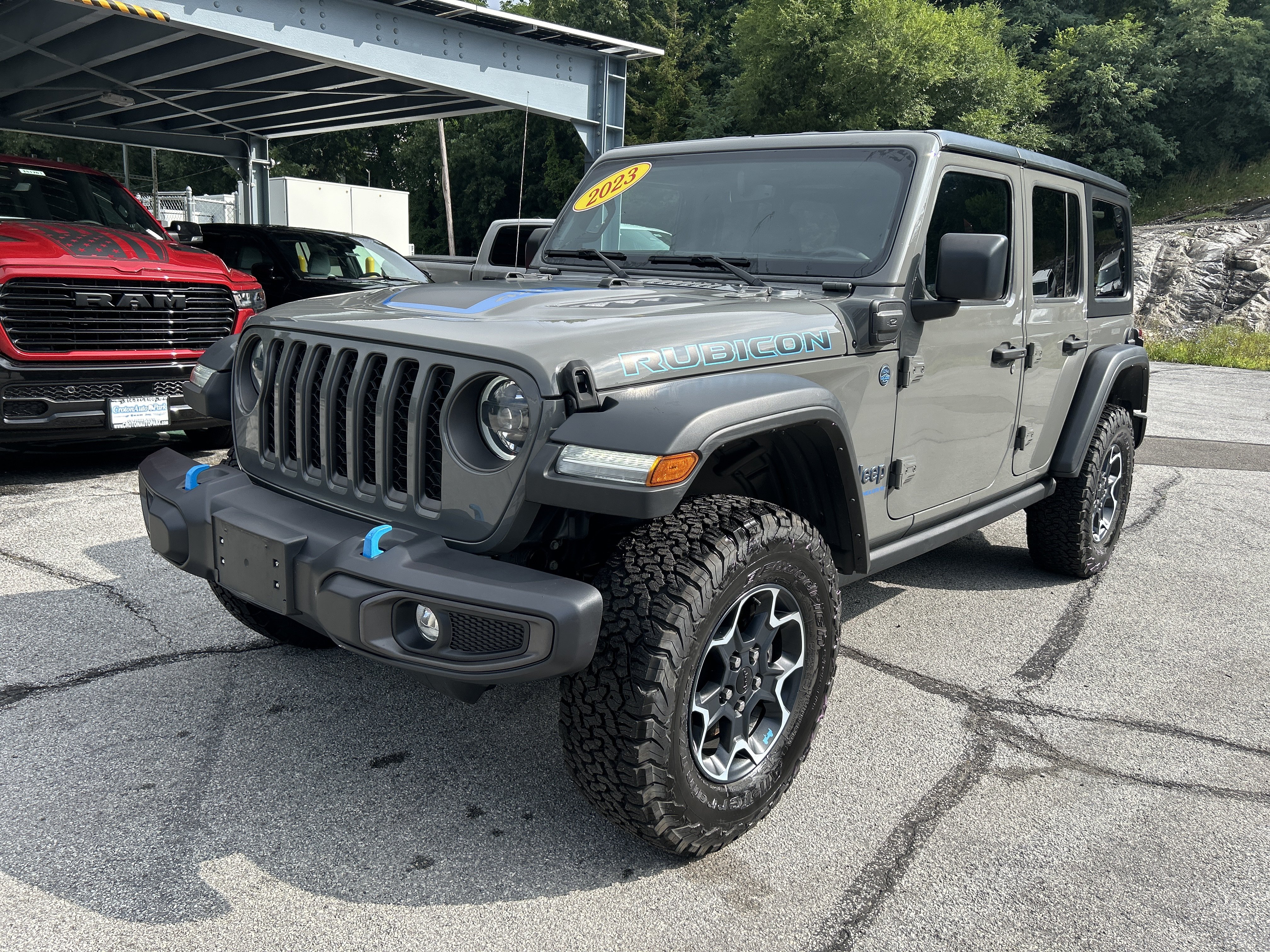 Certified 2023 Jeep Wrangler Unlimited Rubicon 4xe w/ Cold Weather Group AWD/4WD image 2