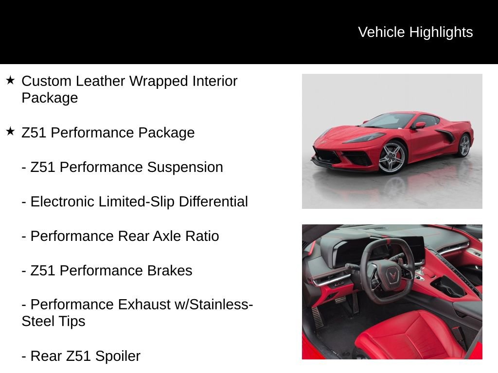 Used 2020 Chevrolet Corvette Stingray Premium Cpe w/ 3LT Preferred Equipment Group image 26