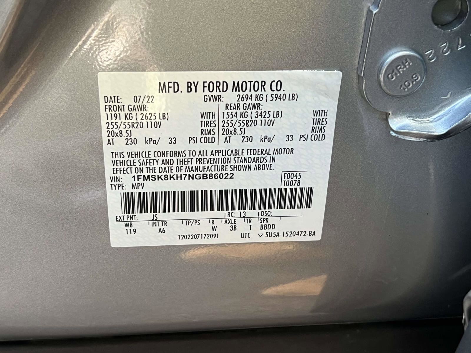 Certified 2022 Ford Explorer ST-Line w/ Class IV Trailer Tow Package image 19