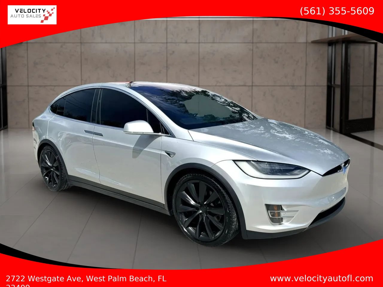 Used 2018 Tesla Model X 100D AWD/4WD image 1