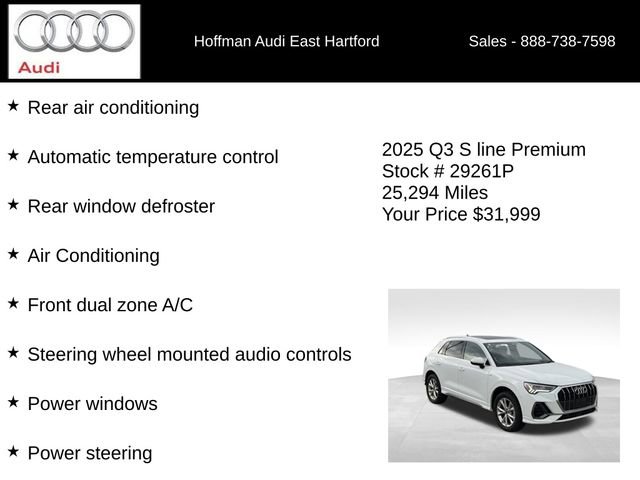 Used 2025 Audi Q3 2.0T Premium image 3
