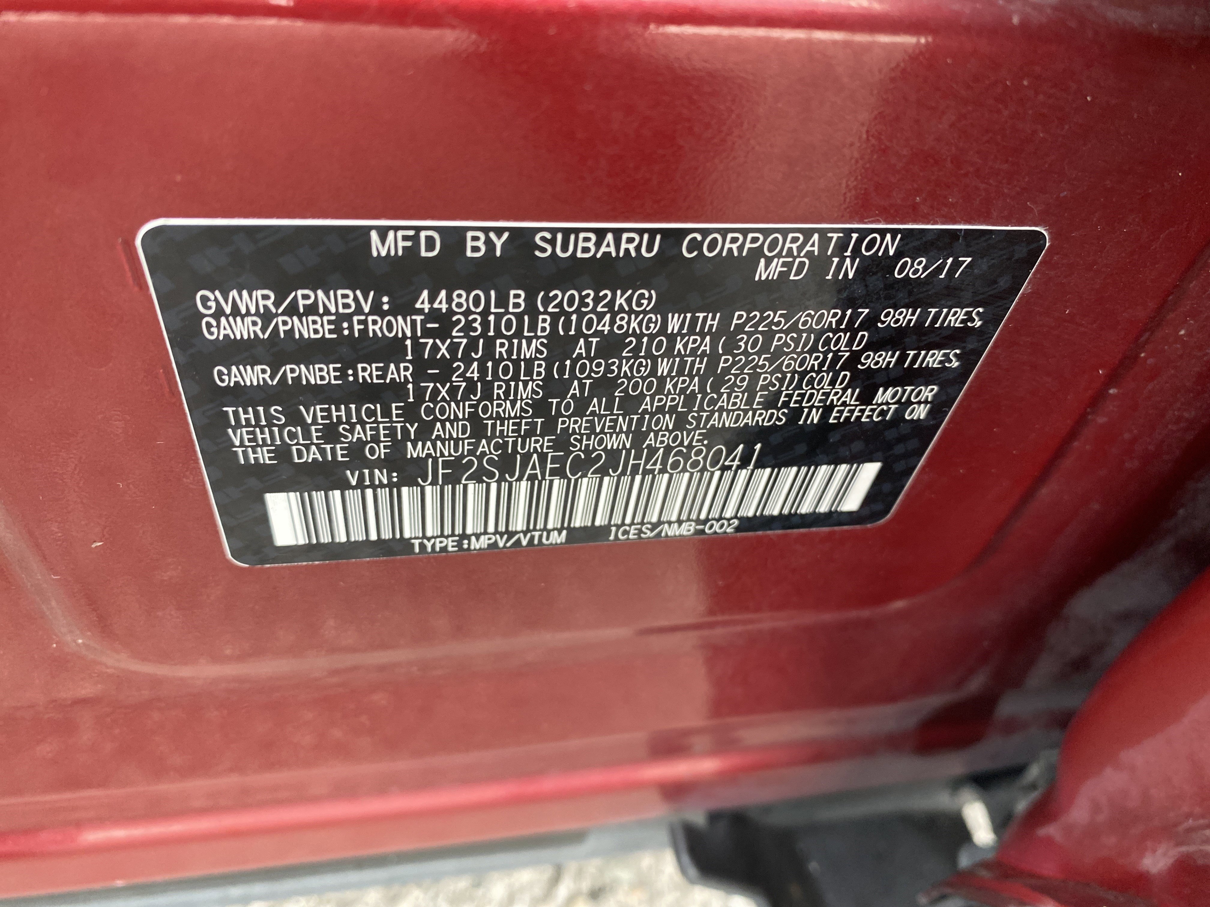 Used 2018 Subaru Forester 2.5i Premium w/ Popular Package #2A image 27