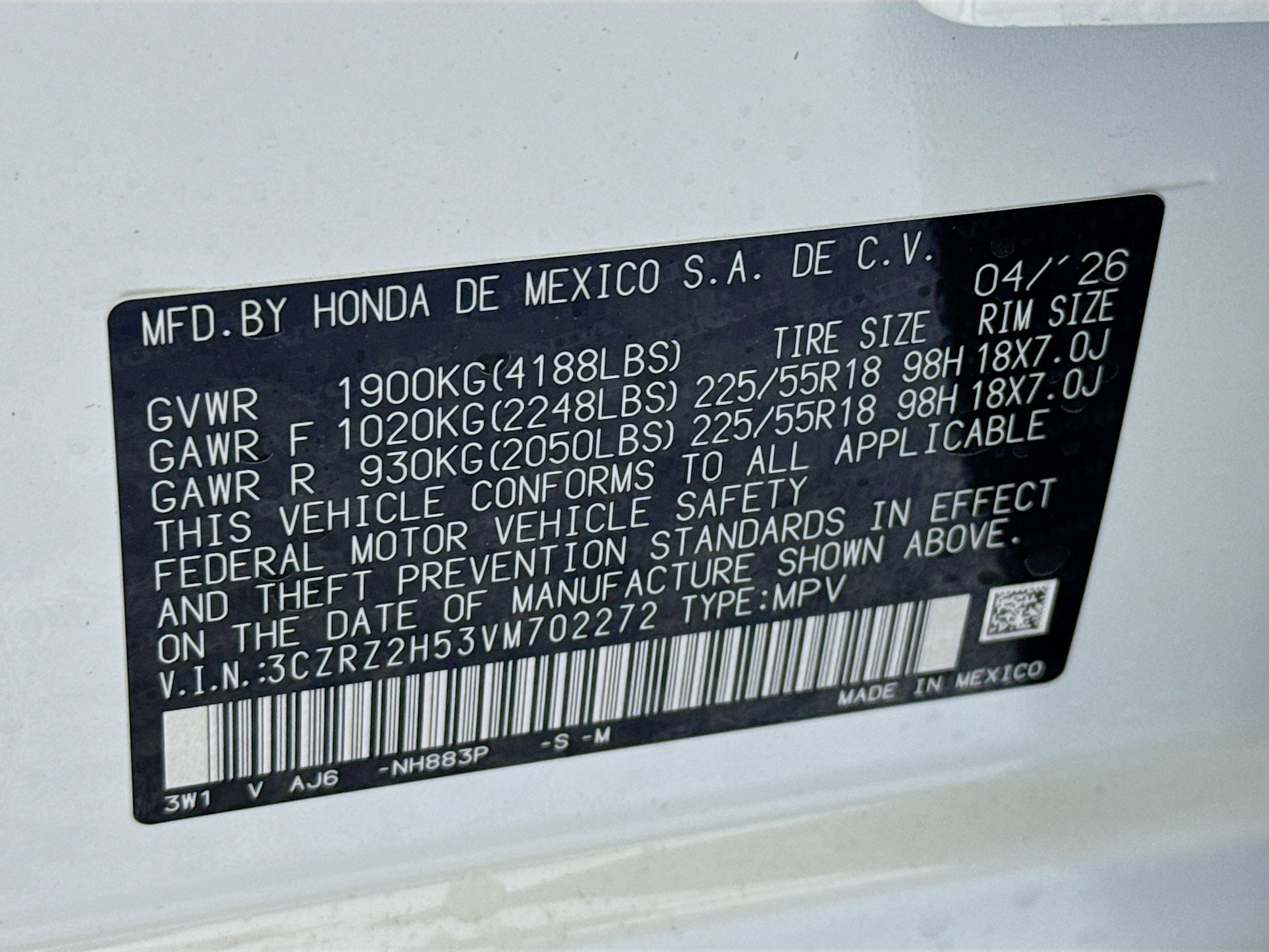 New 2027 Honda HR-V Sport image 30