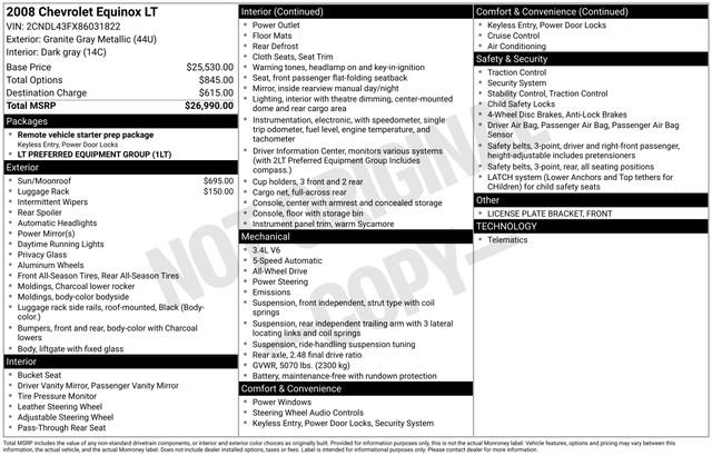 Used 2008 Chevrolet Equinox LT image 2