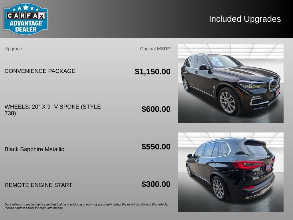 Used 2019 BMW X5 xDrive40i w/ Convenience Package AWD/4WD image 3