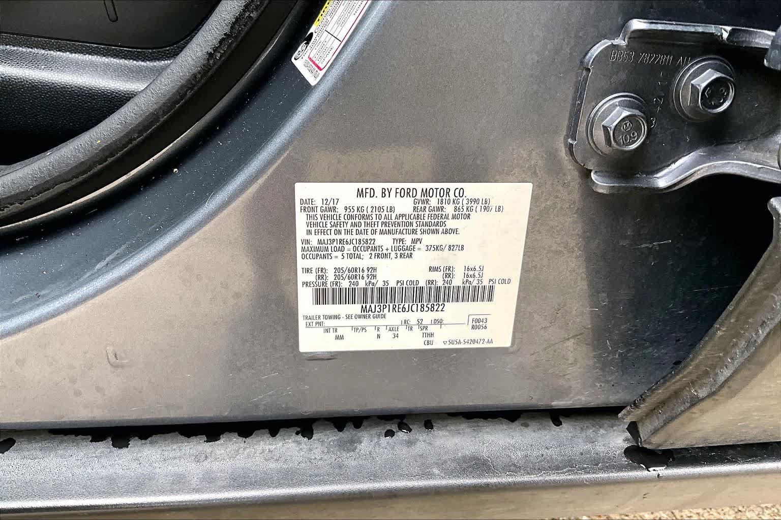 Used 2018 Ford EcoSport S FWD image 34