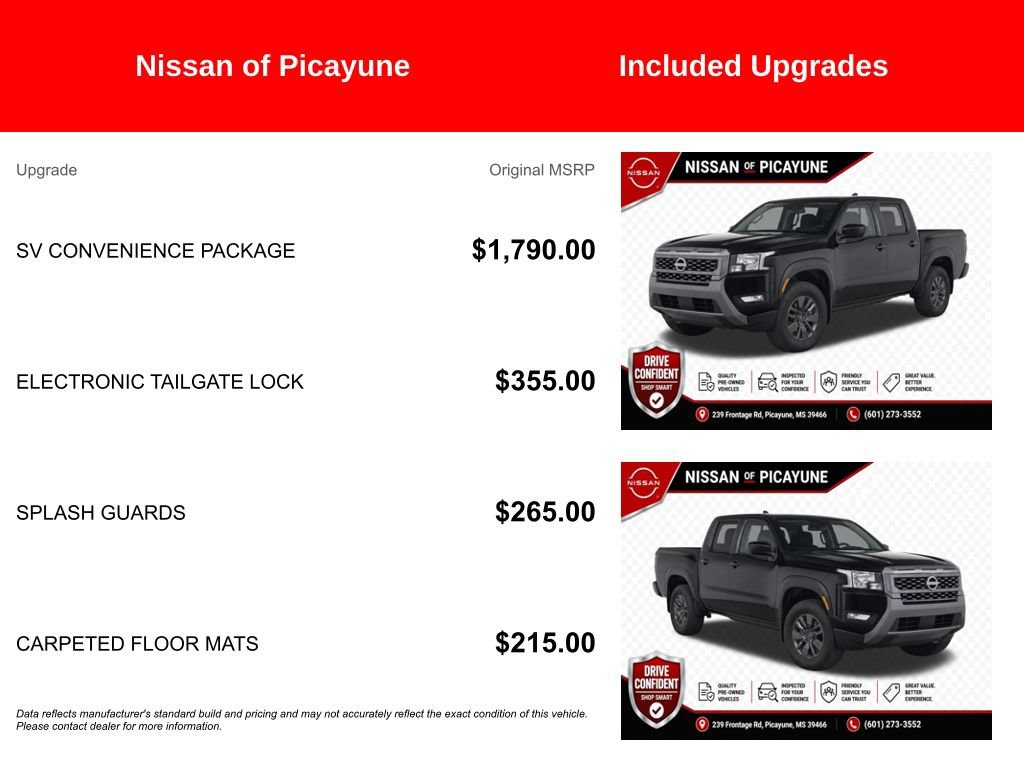 Used 2025 Nissan Frontier SV w/ SV Convenience Package RWD image 7