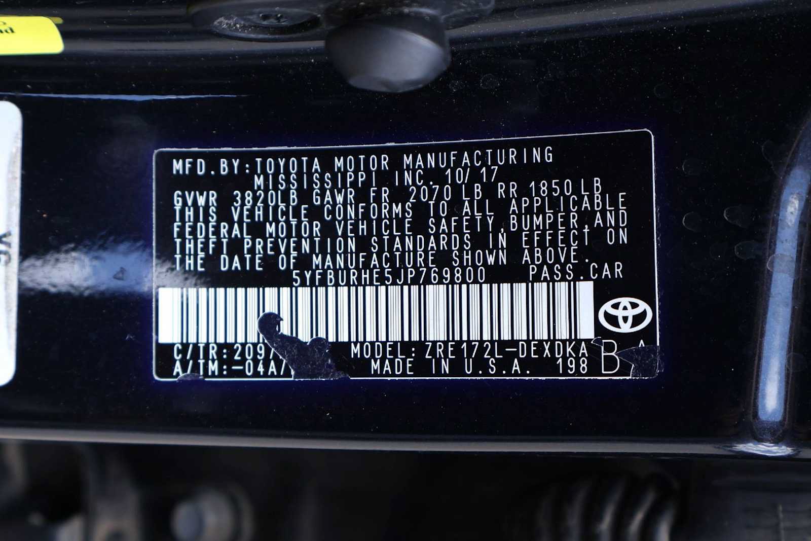 Used 2018 Toyota Corolla L FWD image 21
