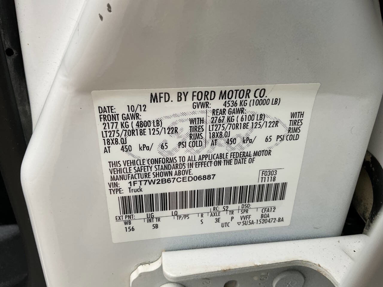 Used 2012 Ford F250 Lariat w/ Chrome Pkg image 17