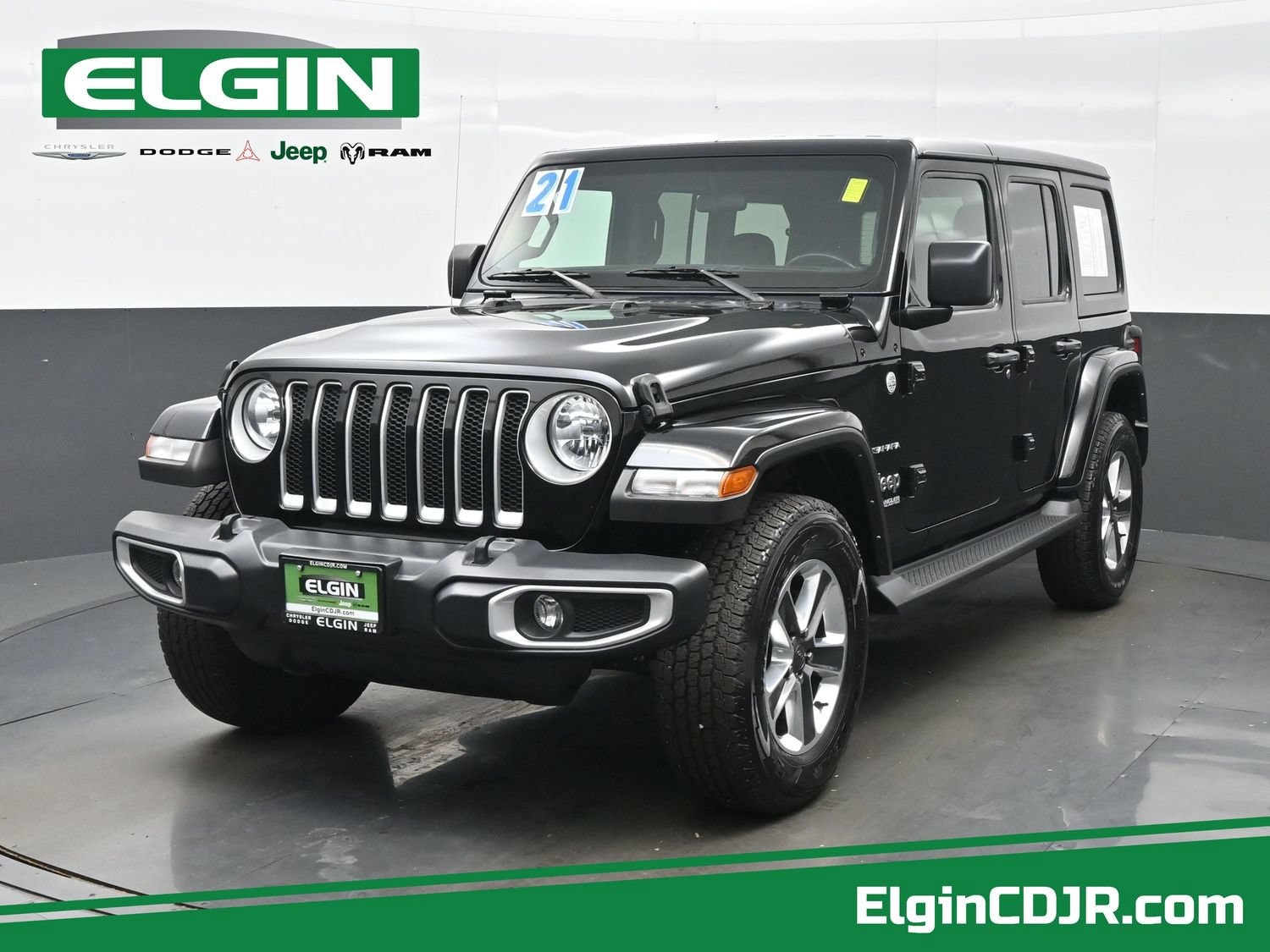 Used 2021 Jeep Wrangler Unlimited Sahara w/ Cold Weather Group AWD/4WD image 1