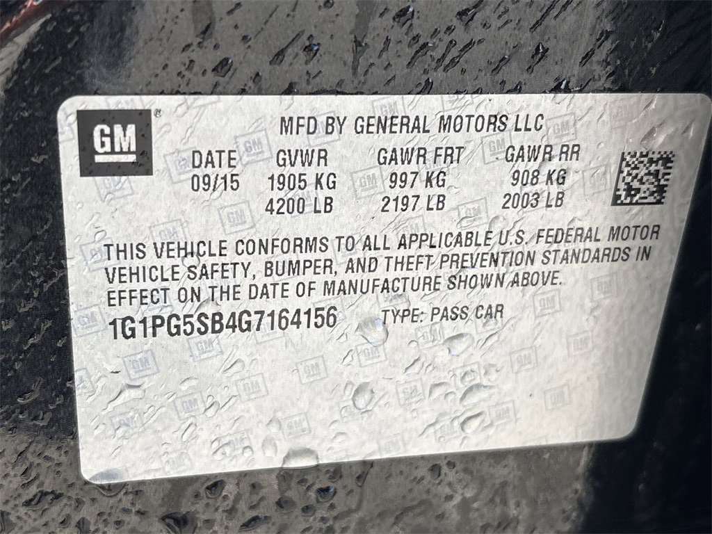 Used 2016 Chevrolet Cruze LTZ w/ Sun, Sound and Sport Package image 15