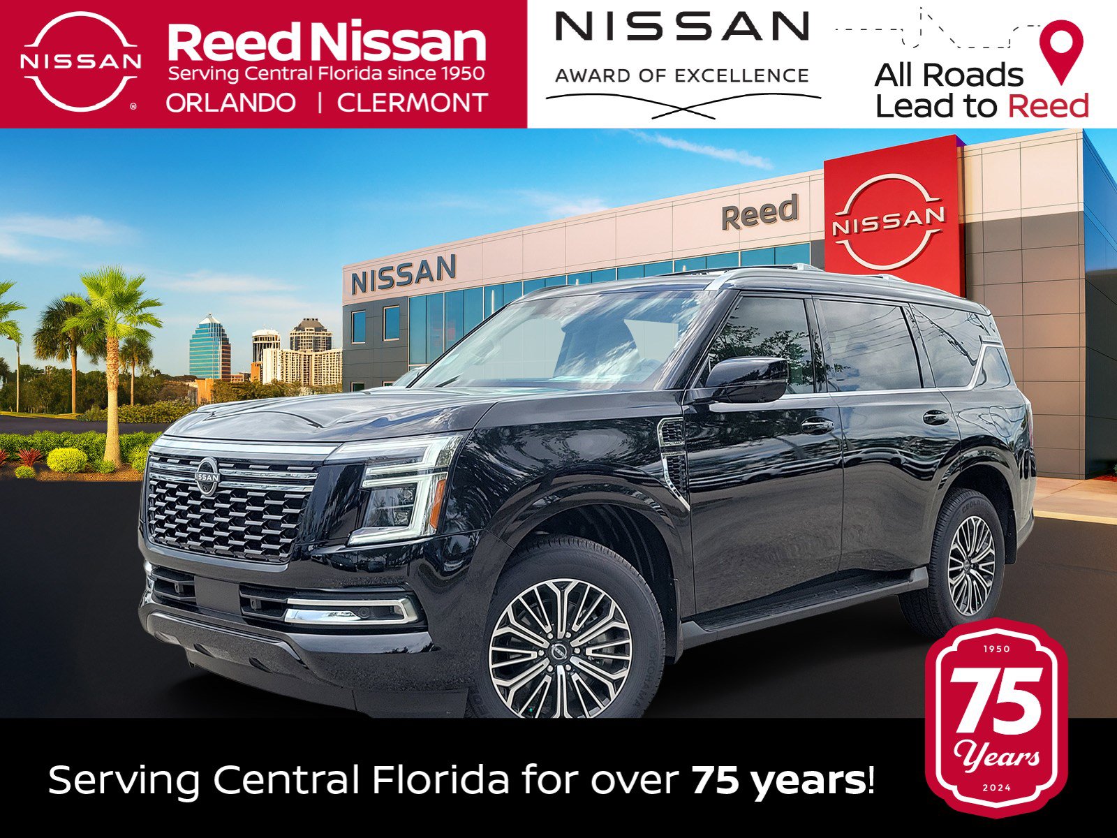 New 2026 Nissan Armada Platinum RWD image 1