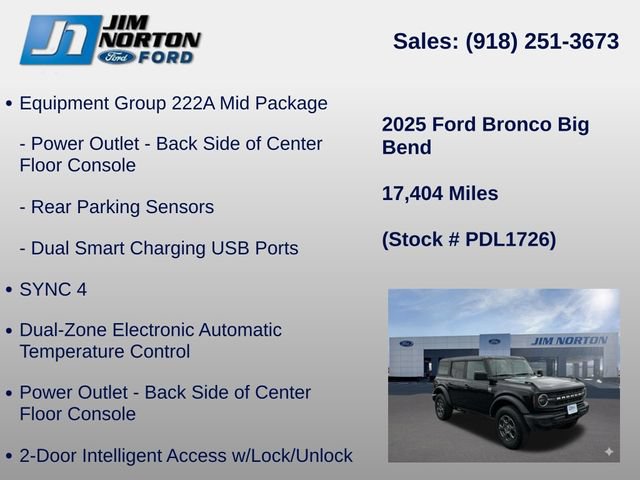 Used 2025 Ford Bronco Big Bend AWD/4WD image 21