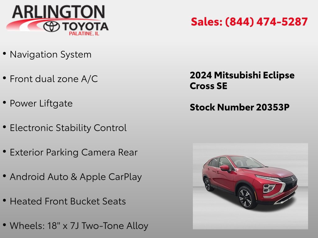 Used 2024 Mitsubishi Eclipse Cross SE AWD/4WD image 2