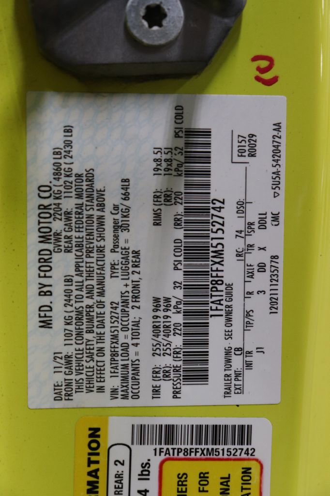 Used 2021 Ford Mustang GT Premium w/ Carbon Sport Interior Package image 41