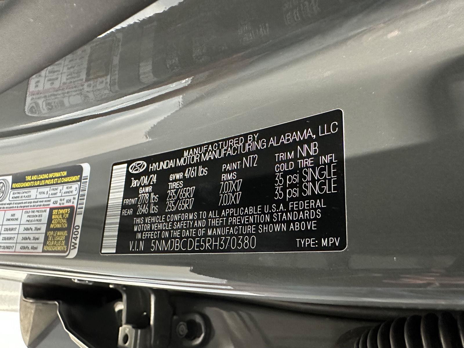 Certified 2024 Hyundai Tucson SEL AWD/4WD image 16