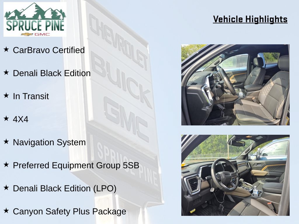 Used 2026 GMC Canyon Denali w/ LPO, Denali Black Edition AWD/4WD image 9