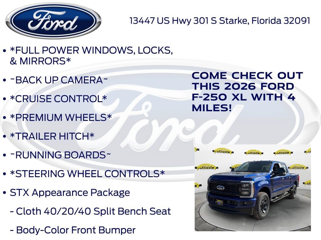 New 2026 Ford F250 XL w/ STX Appearance Package AWD/4WD image 10