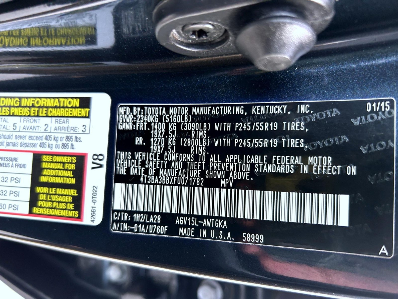 Used 2015 Toyota Venza XLE AWD/4WD image 26