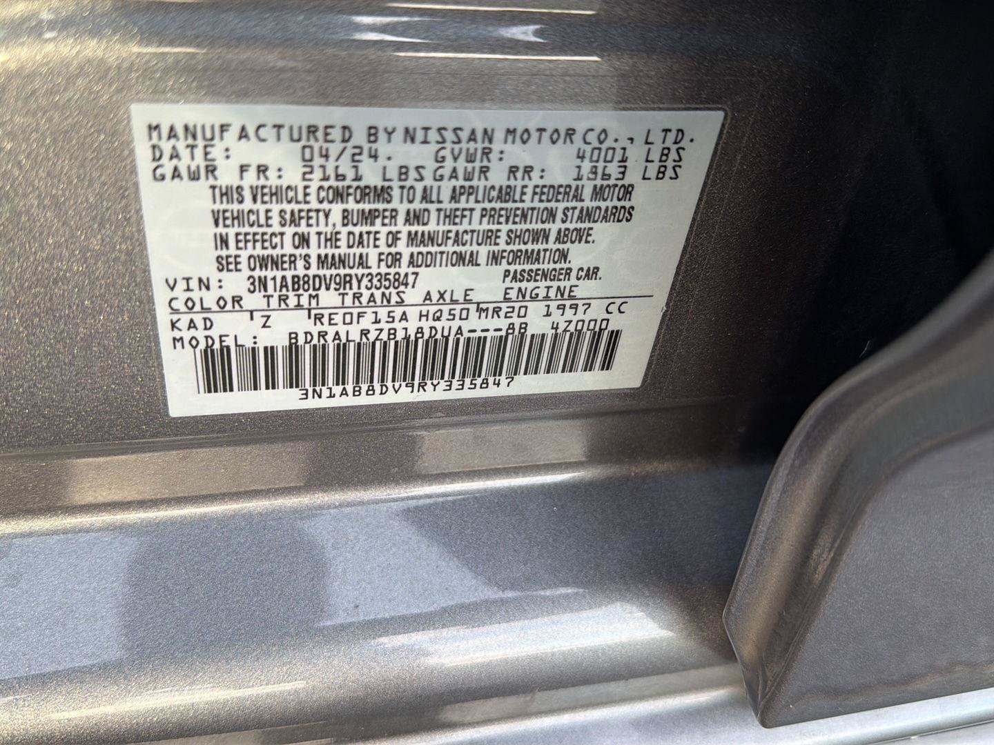 Used 2024 Nissan Sentra SR FWD image 41