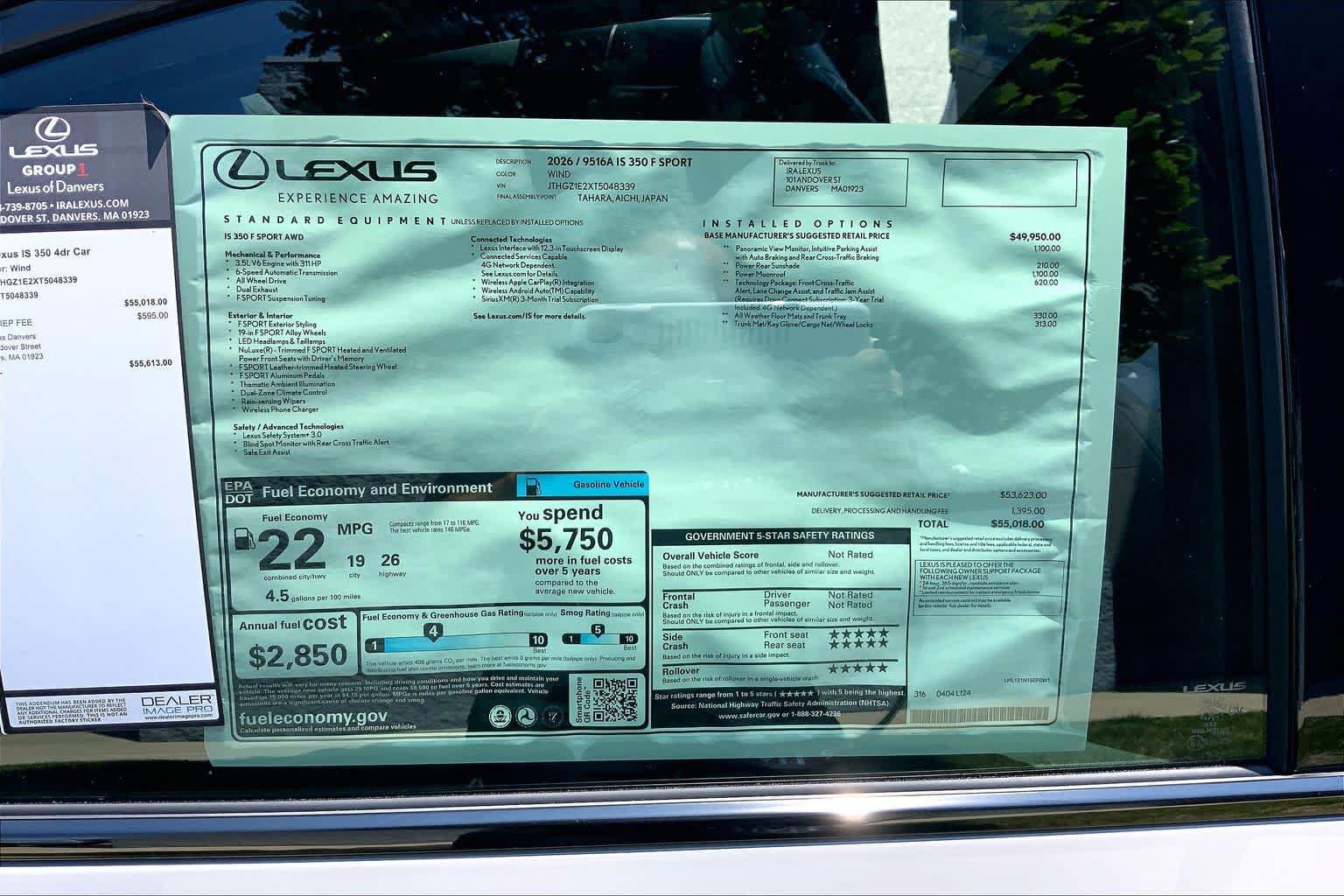 New 2026 Lexus IS 350 F Sport AWD/4WD image 22