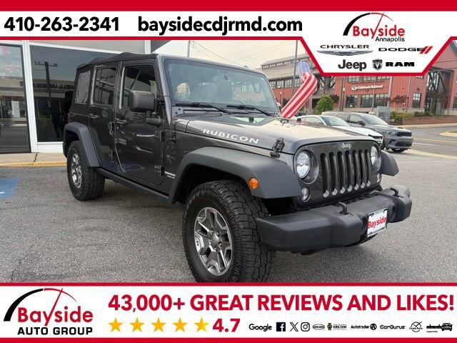 Used 2016 Jeep Wrangler Unlimited Rubicon w/ Connectivity Group AWD/4WD image 1