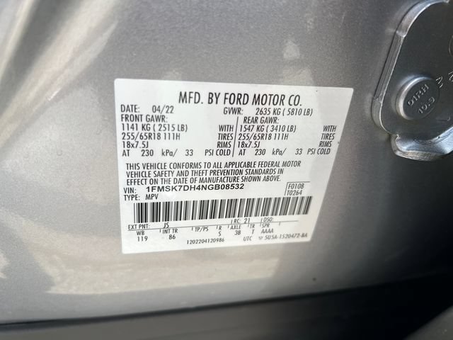 Used 2022 Ford Explorer XLT RWD image 33