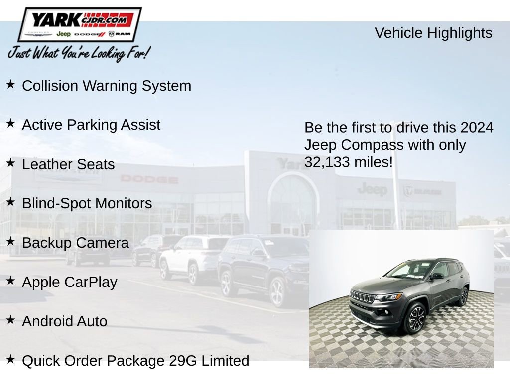 Used 2024 Jeep Compass Limited AWD/4WD image 12