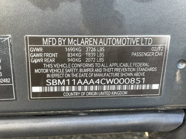 Used 2012 McLaren MP4-12C Coupe RWD image 43