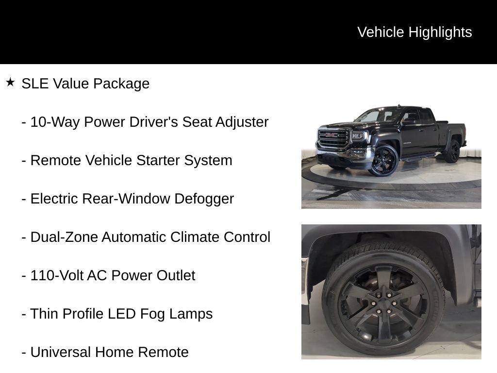 Used 2017 GMC Sierra 1500 SLE w/ SLE Value Package image 32