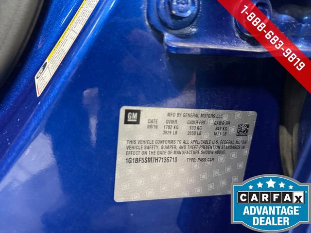 Certified 2017 Chevrolet Cruze Premier w/ RS Package image 28