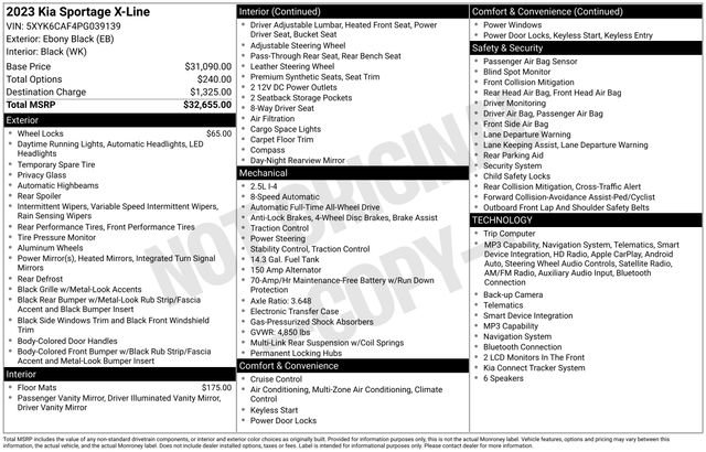 Used 2023 Kia Sportage X-Line AWD/4WD image 22