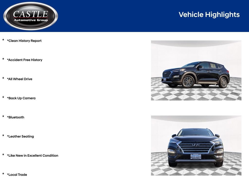 Used 2019 Hyundai Tucson Limited w/ Cargo Package AWD/4WD image 4