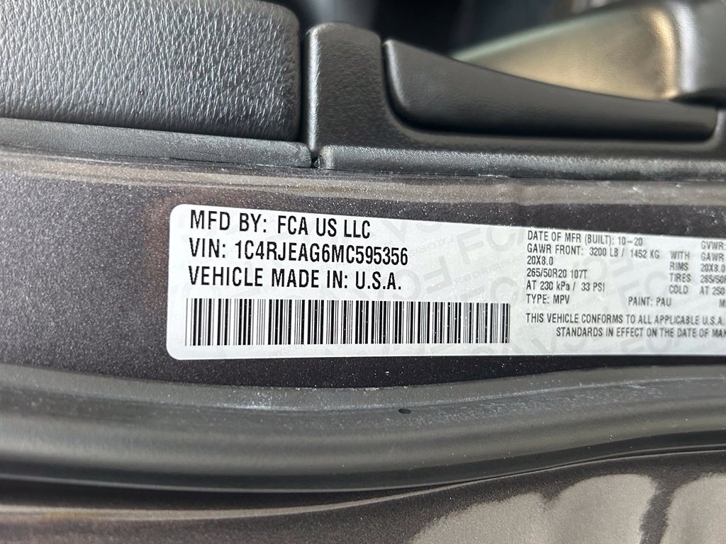 Certified 2021 Jeep Grand Cherokee Laredo X RWD image 44