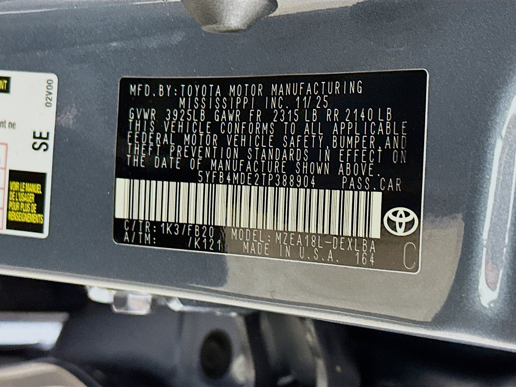 Used 2026 Toyota Corolla LE image 12