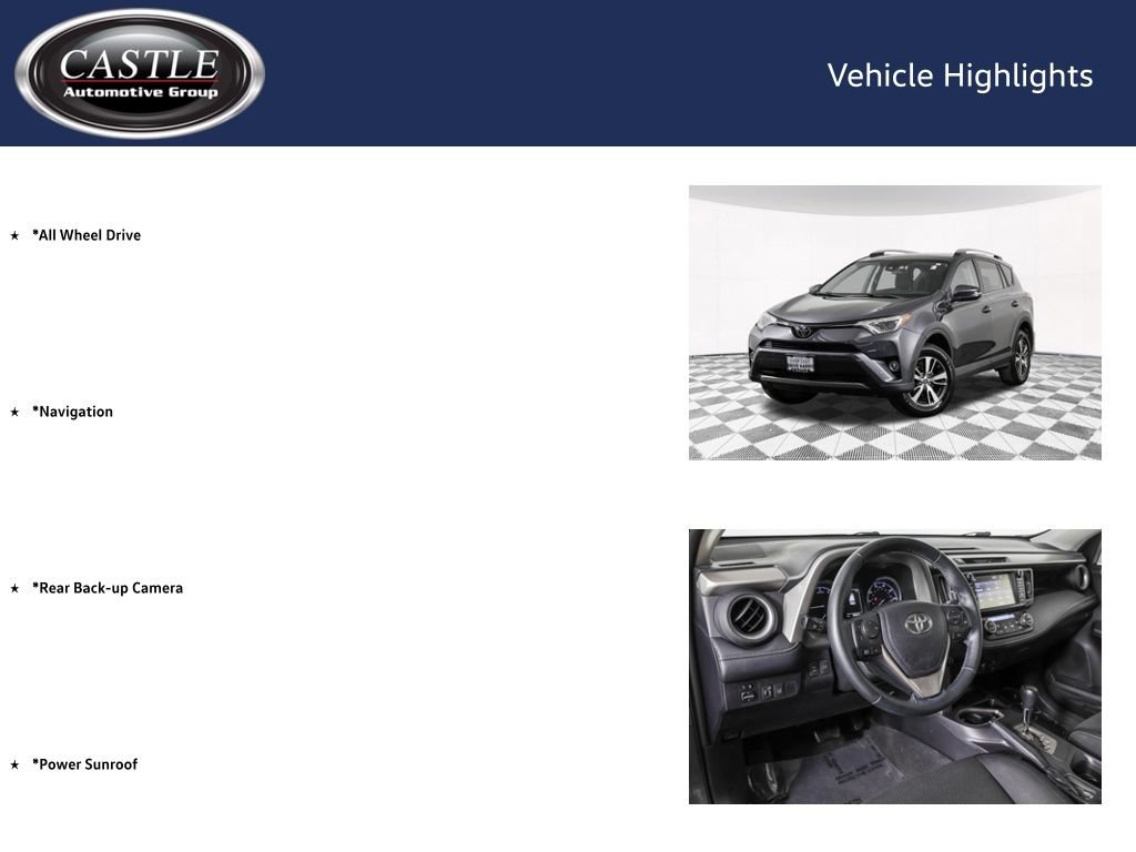 Used 2016 Toyota RAV4 XLE w/ Convenience Package AWD/4WD image 4