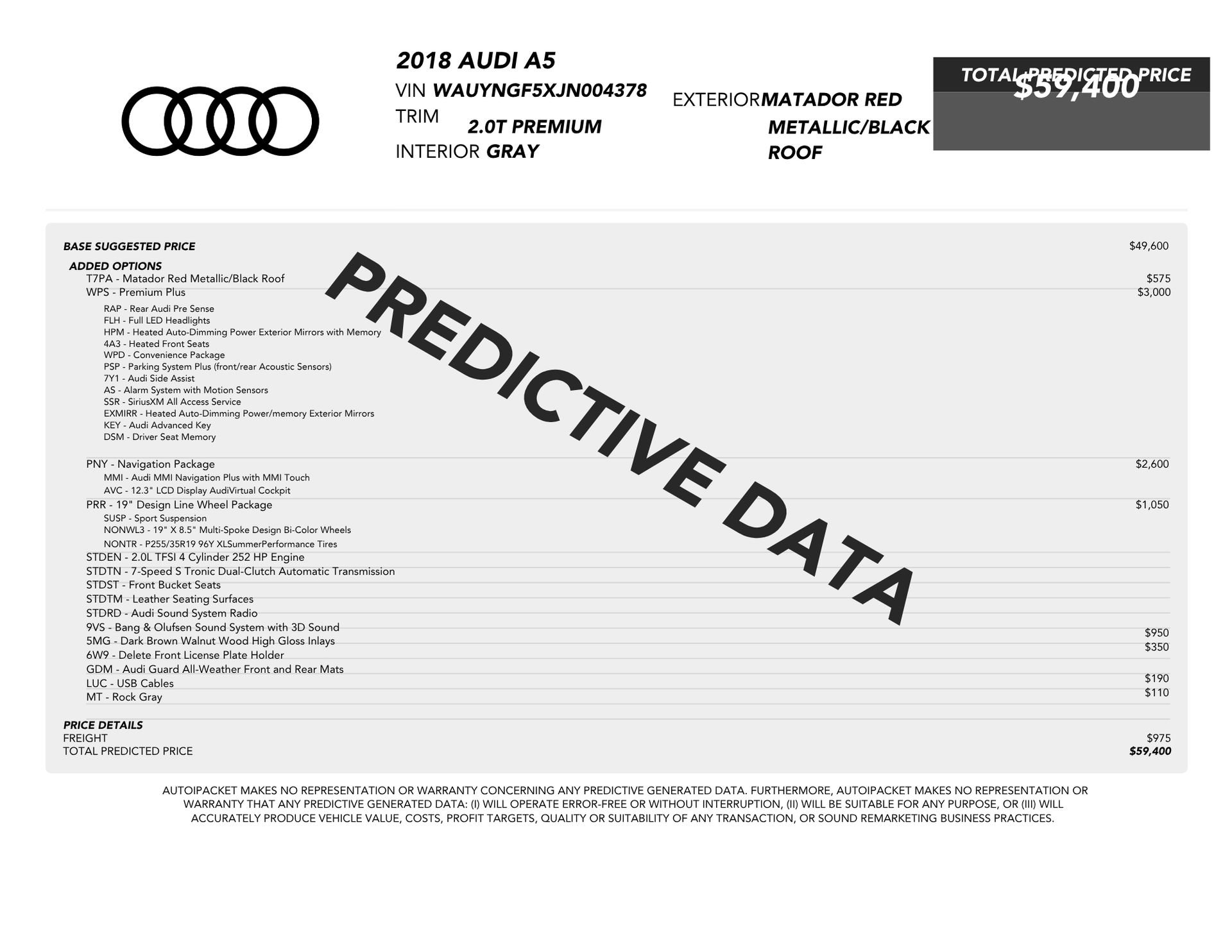 Used 2018 Audi A5 2.0T Premium Plus w/ Premium Plus AWD/4WD image 86