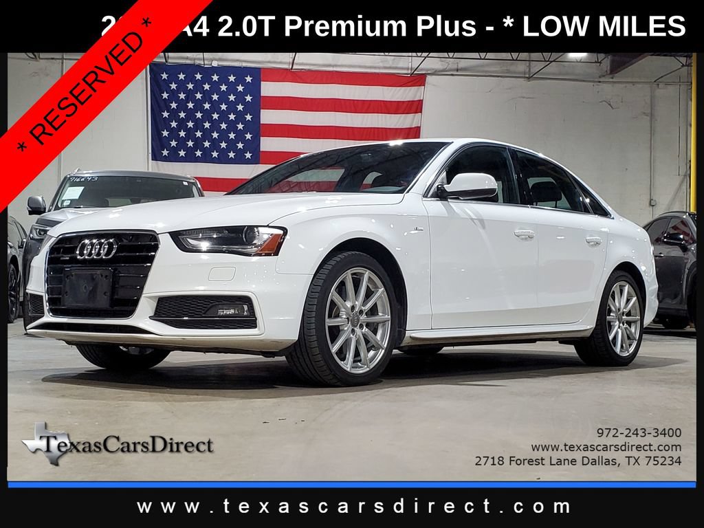 Used 2016 Audi A4 2.0T Premium Plus w/ Technology Package