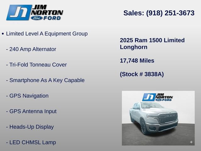 Used 2025 RAM 1500 Limited AWD/4WD image 14