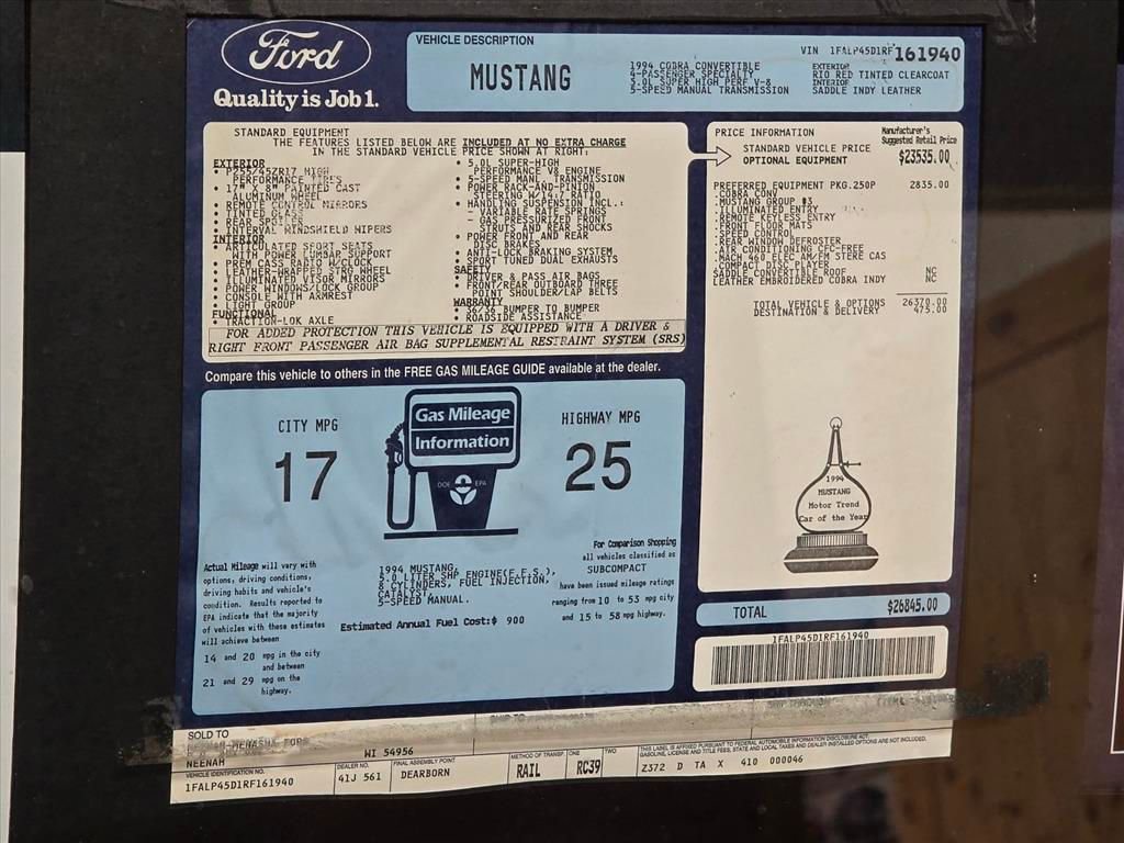 Used 1994 Ford Mustang GT image 4