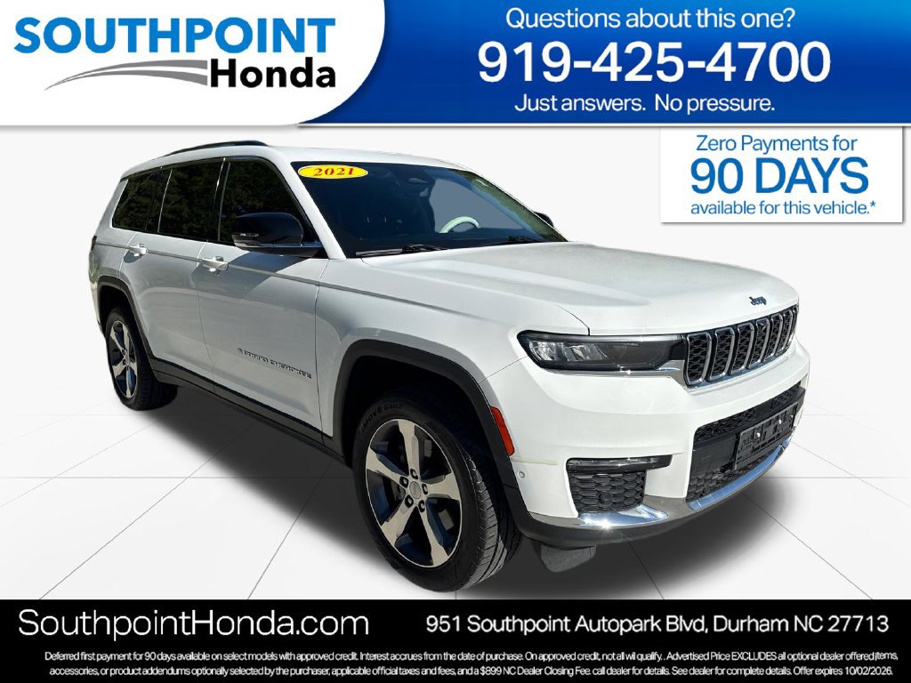 Used 2021 Jeep Grand Cherokee L Limited w/ Luxury Tech Group II AWD/4WD 360° Tour