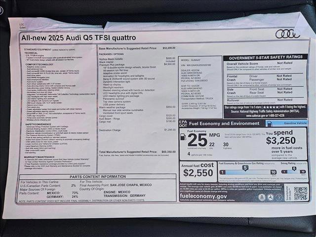 New 2025 Audi Q5 Premium Plus image 16