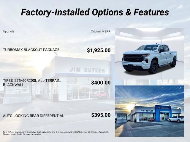 New 2026 Chevrolet Silverado 1500 Custom w/ Turbomax Blackout Package AWD/4WD image 7