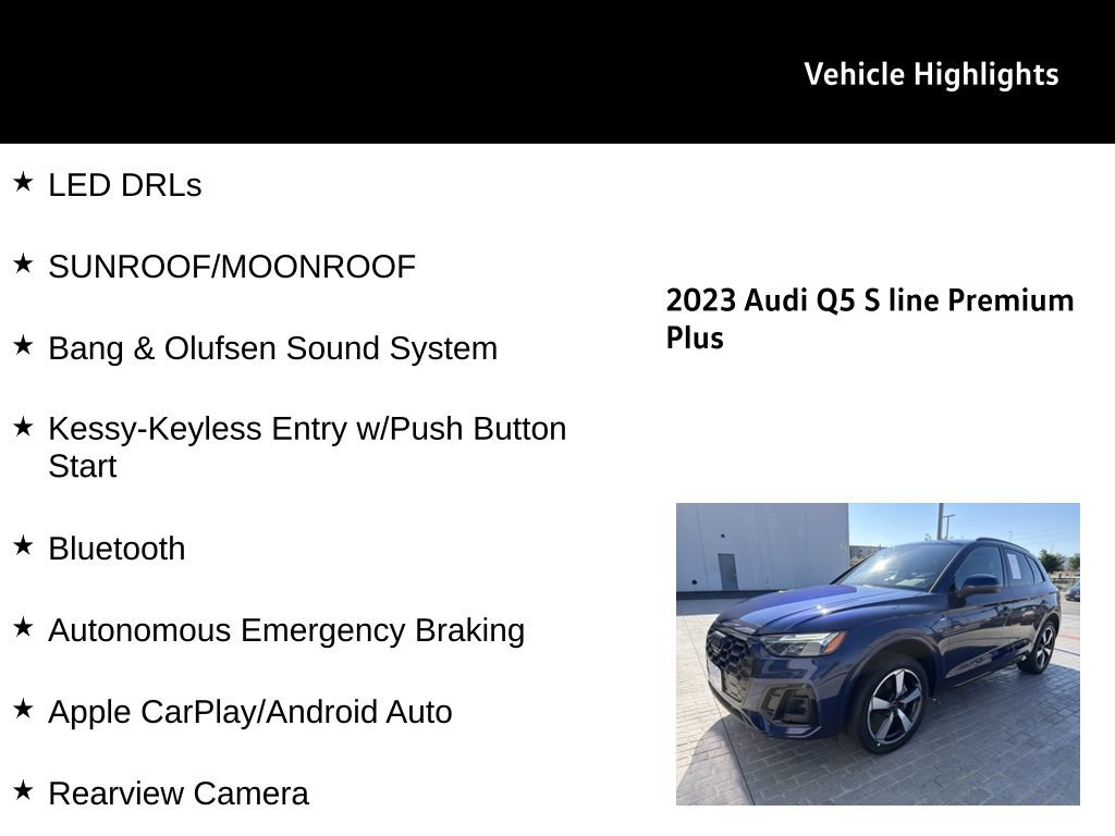Used 2023 Audi Q5 2.0T Premium Plus w/ Premium Plus Package AWD/4WD image 27