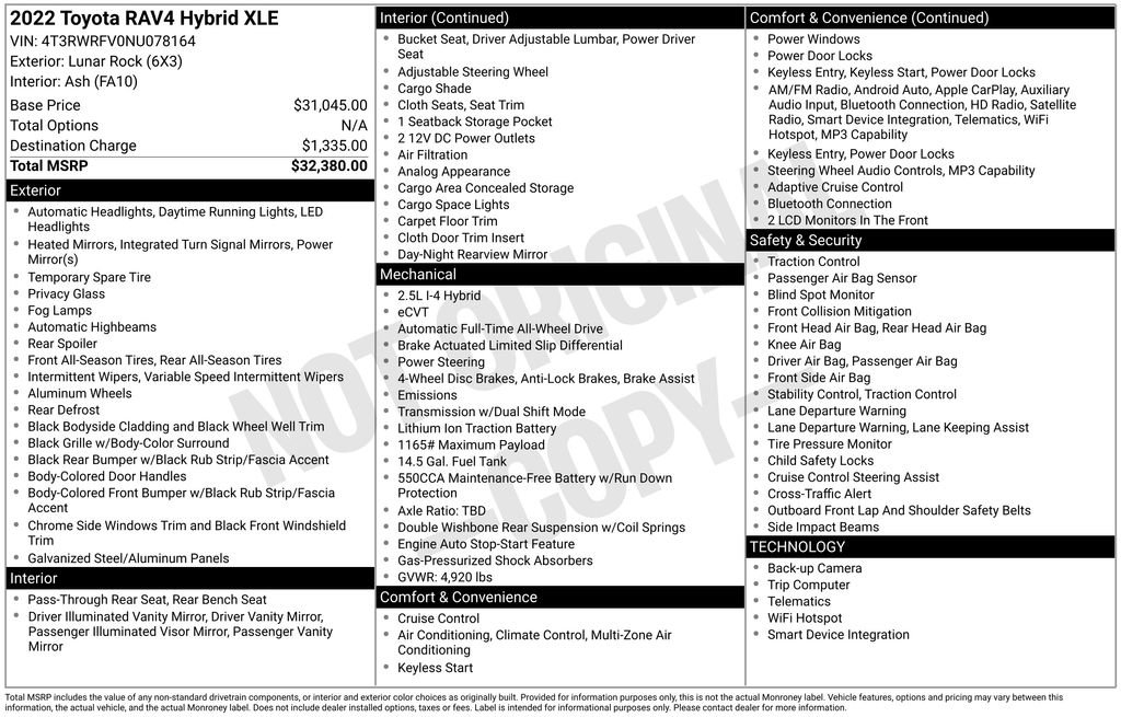 Used 2022 Toyota RAV4 XLE AWD/4WD image 17