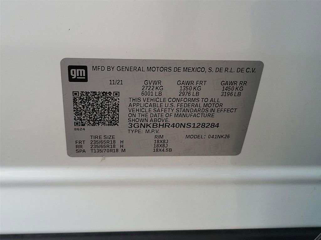 Certified 2022 Chevrolet Blazer LT w/ LPO, Floor Liner Package image 25