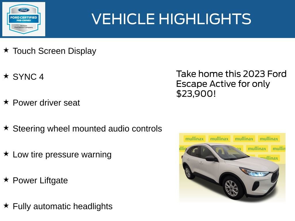 Used 2023 Ford Escape Active FWD image 21