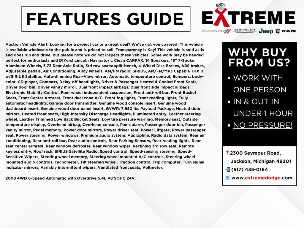 Used 2008 Lincoln Navigator L 4WD image 2
